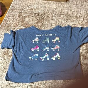 Wonder Nation Blue Roller Skate Graphic Tee